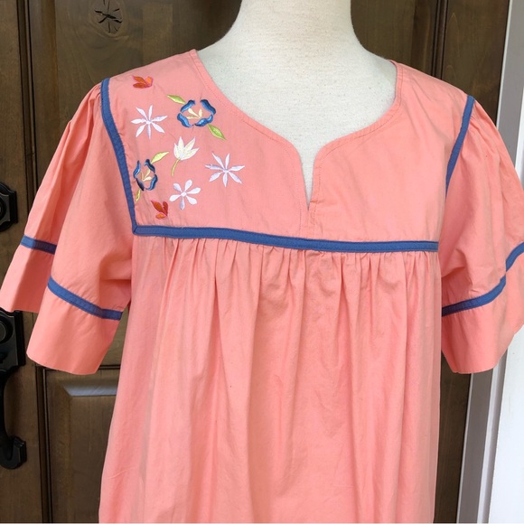 Vintage National caftan house dress - Picture 2 of 8